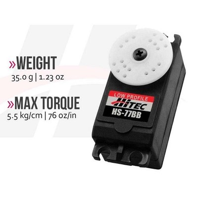 NEW Hitec Retract BB Servo HS75BB/HS75/75BB/75