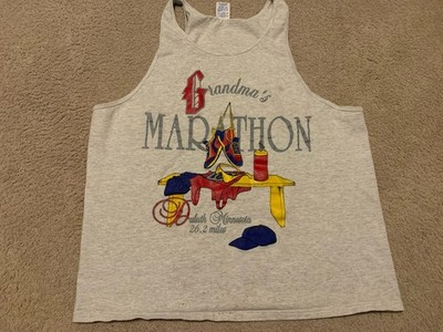 Vintage 90 s Grandma's Marathon Tank Top Size Large Duluth Minnesota
