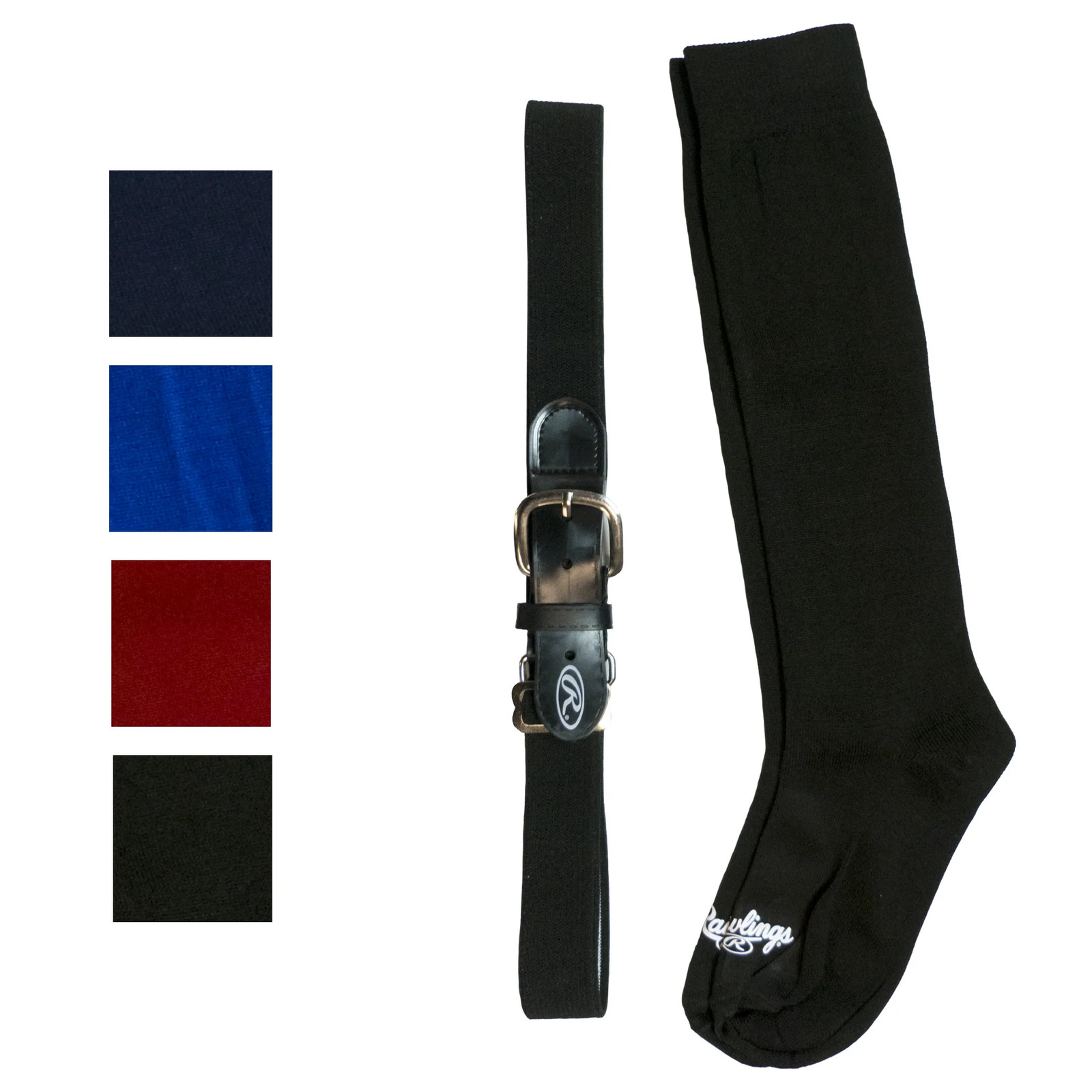 Rawlings Baseball Belt - Sock Combo   Game Ready Uniform Set