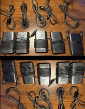 Lot of 10x OEM DELL GENUINE LATITUDE INSPIRON 65W AC ADAPTER G4X7T JNKWD 6TFFF