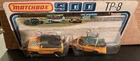 1978 LESNEY MATCHBOX TWIN PACK 900 RED TP-8 ORANGE FIELD CAR W/CHECKERBOARD HOOD