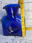 Vintage Blenko Double Spout 384 Water Bottle - Cobalt Glass Pitcher