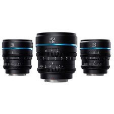 SIRUI Nightwalker Series 24mm 35mm 55mm T1.2 S35 Manual Focus Cine Lens Set