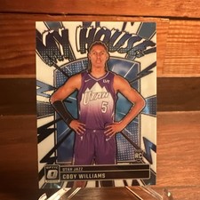 2024-25 Panini Donruss Optic My House Cody Williams #4 Jazz (RC)