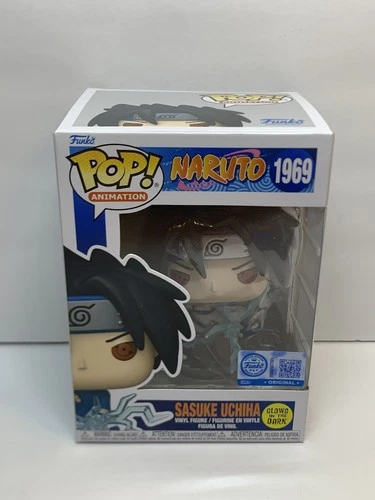 Funko Pop Naruto Sasuke Uchiha 1969 Entertainment Earth Glow GITD Excl NEW READ