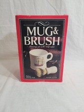 vintage Surrey Brigantine shaving set featuring a mug and brush.