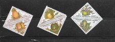 GABON SC#J34-39 1962 MNH XF OLD FRUIR TRIANGLES POSTAGE DUE STAMP SET