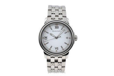 Blancpain Léman Ultra Slim Automatik Edelstahl Herrenuhr Ref. 2100-1127-11 Box