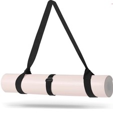 MRZZATA Yoga Mat Carrier Strap - Adjustable Thick and Wide Standard, Black