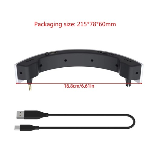 Lightweight Stereo External Amplifier for PS VR2 Headset Loudspeaker Accessory - Picture 8 of 8