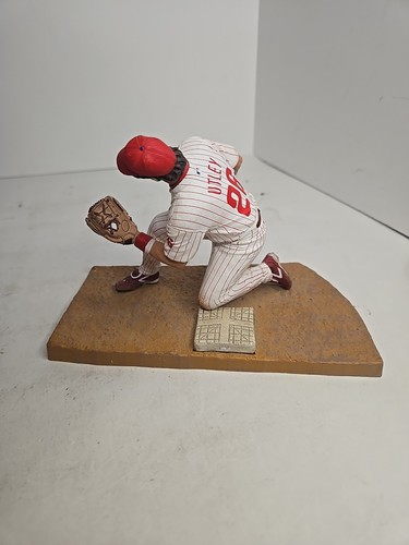 CHASE UTLEY MCFARLANE SPORTSPICKS MLB 2010 PHILLIES SERIES SECOND BASE 2B - Picture 8 of 13