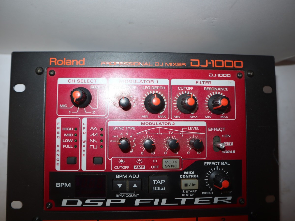 Roland ローランド　DJ-1000 Roland DJ-1000 DJ Mixer: 3-Band EQ/DSP Effects/MIDI Japan