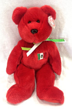 Ty Beanie Buddy Osito the Mexican Bear Large 14" 1999 Retired Plush Toy MwMT