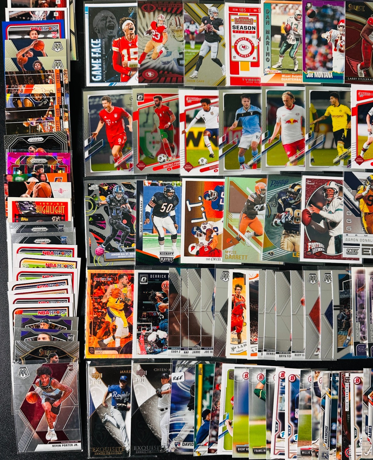 HUGE Sports CARD LOT! Jersey AUTO RC PRIZM Luka Doncic, Stephen Curry, Mahomes! view 5