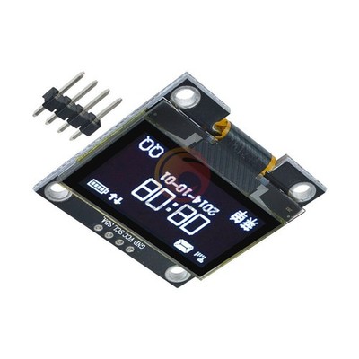 1.3'' 128x64 White OLED LCD 4PIN Display Module IIC I2C   &ex