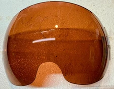 Vintage US Military NOS Flight Helmet Visor Amber Protective Face Eyes Shield 
