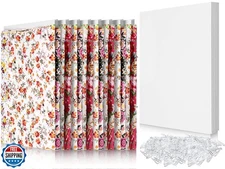 Teling 7.5 x 10.5 Inch Comic Book Boards Fabric Backing Board and U Shape Pla