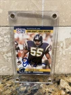 Junior Seau Autographed  1990 Pro Set Football ROOKIE Card #673 Chargers HOF