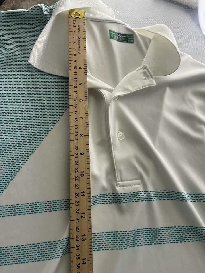 Ben Hogan PERFORMANC 3XL Polo Camiseta Golf Cuello Blanco/G Nuevo con Etiquetas Botón HOMBRE Foto 3 de 4