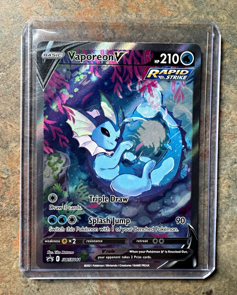 25+ Vaporeon V SWSH181 SWSH: Sword & Shield Promo Cards for sale