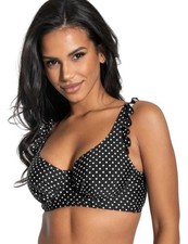 32C Pour Moi Sicily Longline Bikini Top Womens Stylish Underwired Swimwear 26505
