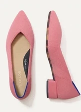 Rothy's The High Point Heels In Tulip Pink 8.5 NEW with Box