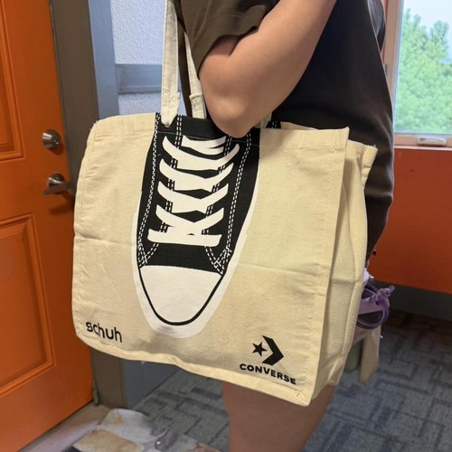 Converse shoe laces tote bag
