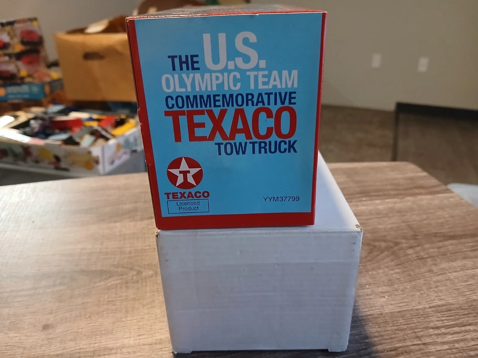 Matchbox USA Olympic Texaco Tow Truck 1955 Chevy 3100 Die Cast New In Box! - Image 4 of 4