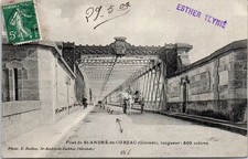 33 SAINT ANDRE DE CUBZAC - the entrance to the bridge.