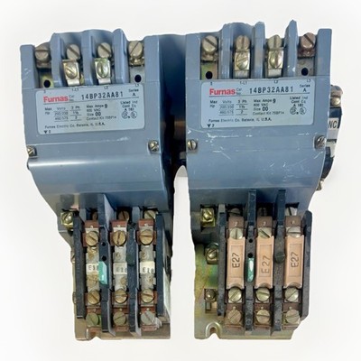 2x  Siemens Furnace Motor Starter 3 Phase 600V HVAC ONE COMPLETE ONE INCOMPLETE