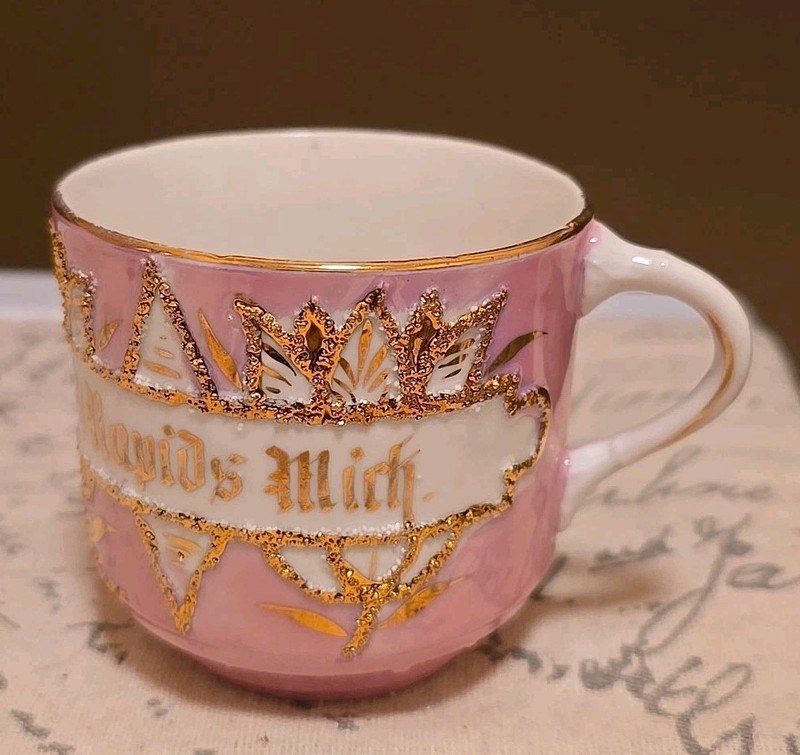 Grand Rapids Michigan Vintage Souvenir Cup Collectible, Made in Germany