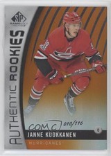 2017 SP Game Used Authentic Rookies Orange Rainbow /116 Janne Kuokkanen #92 yf0