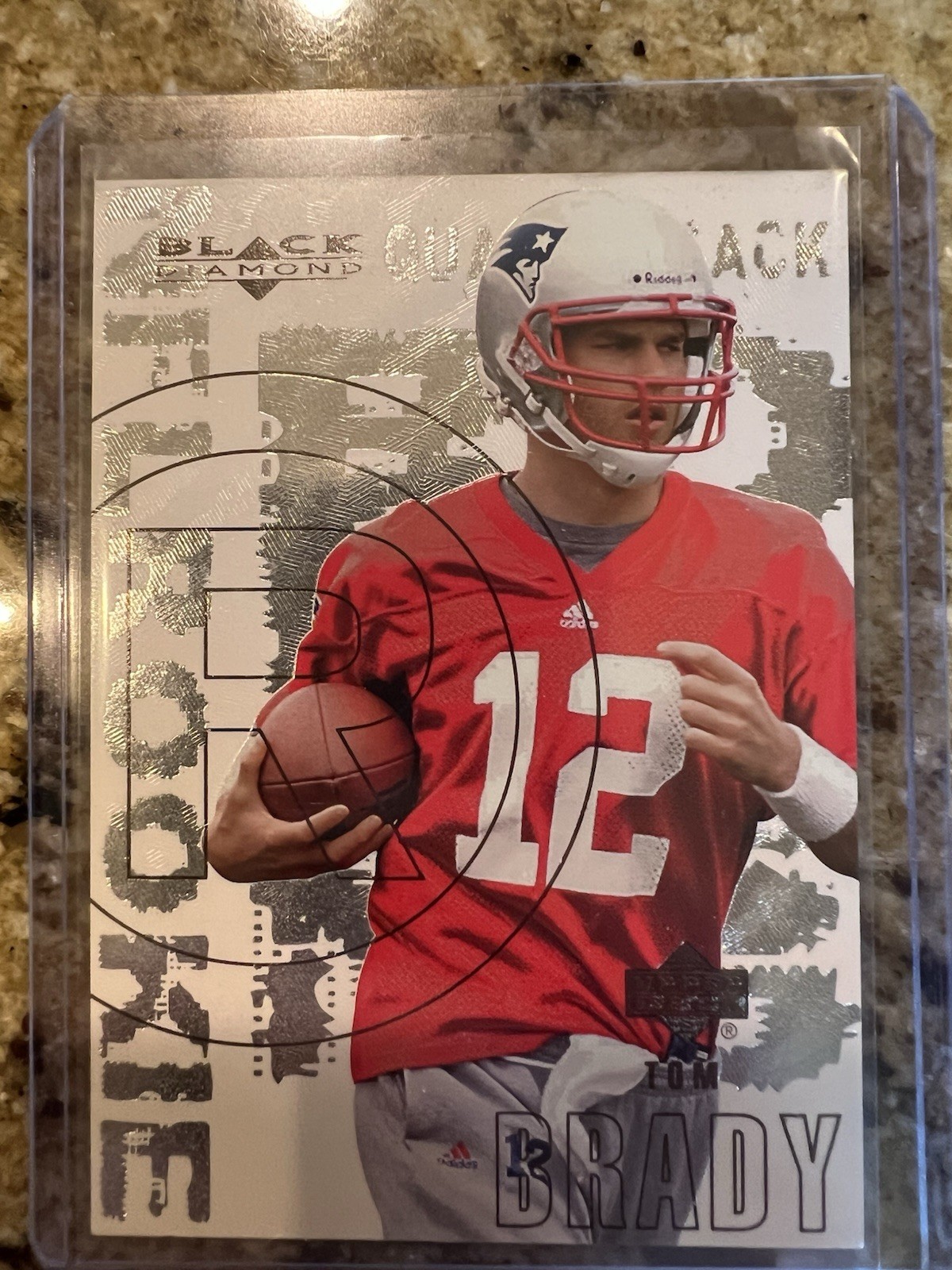 2000 Upper Deck Black Diamond - NFL Rookie Tom Brady #126 (RC)