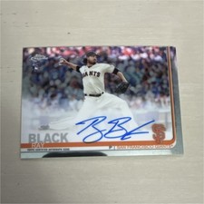 2019 Topps Chrome Rookie Autograph #RA-RB Ray Black RC San Francisco Giants