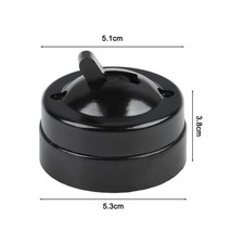 Bright Single Control Vintage Old-style Wall-mounted Home Light Switch