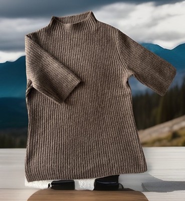 Opus Pedgi Slim Rippstrickpullover mit Lurexgarn hellbraun/warm taupe , Gr.36 