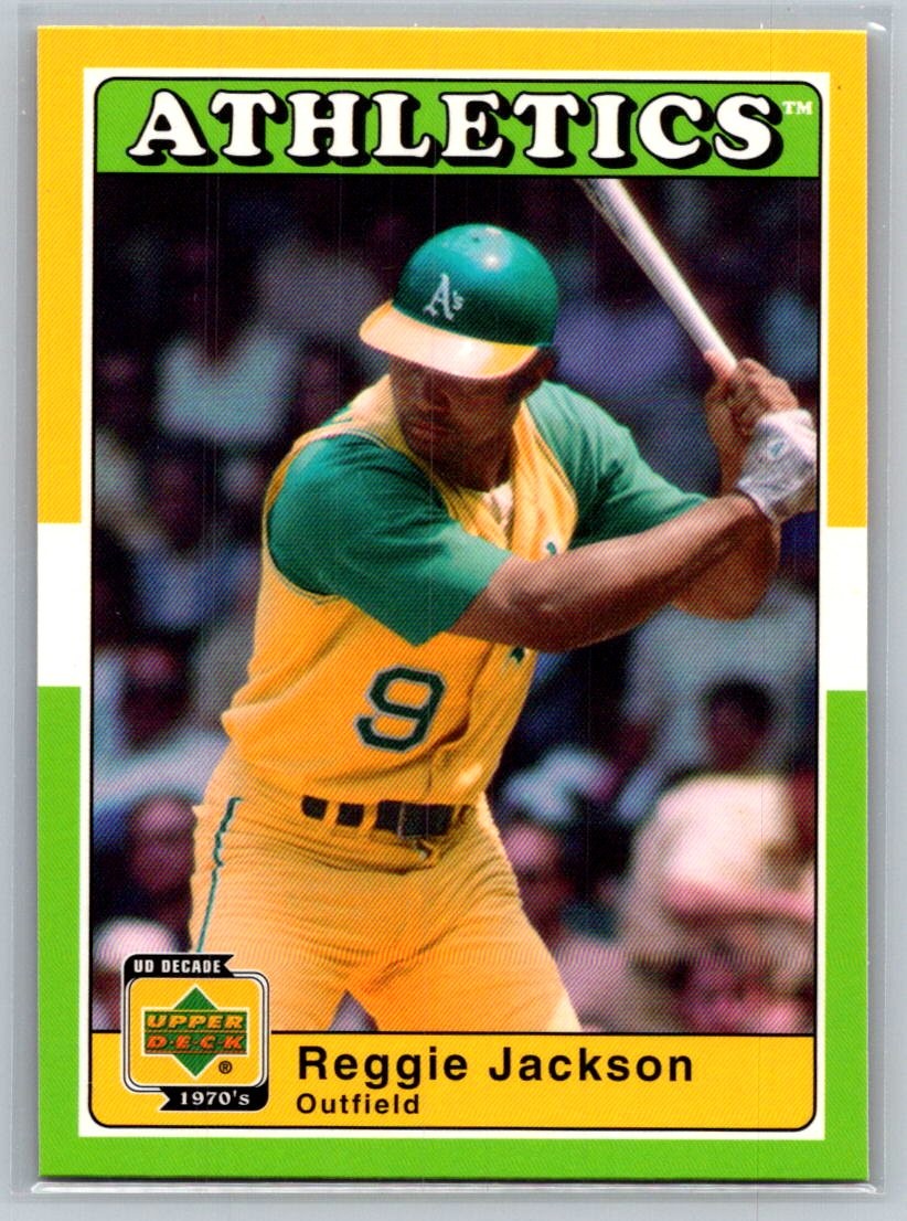2001 Upper Deck Decade 1970's Baseball #4 Reggie Jackson - VG - Athletics