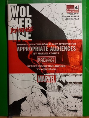SEALED 2025 Marvel Comics Wolverine Revenge 4 Greg Capullo Red Bend B/W Edition 