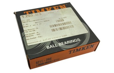 Timken 6211-2RS Rillenkugellager 62112RS Kugellager 6211 2RS Lager 55X100X21 mm