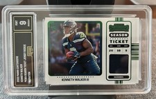 2022 Panini Contenders - Rookie Ticket Swatches Kenneth Walker III Variation (RC