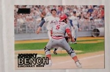 2016 Topps Stadium Club - Johnny Bench #146 Black Foil