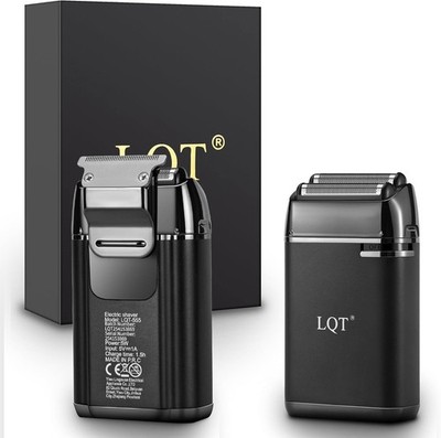 LQT  2-in-1  Mesh Shaver with Precision Trimming Blade- Portable Cordless Shaver