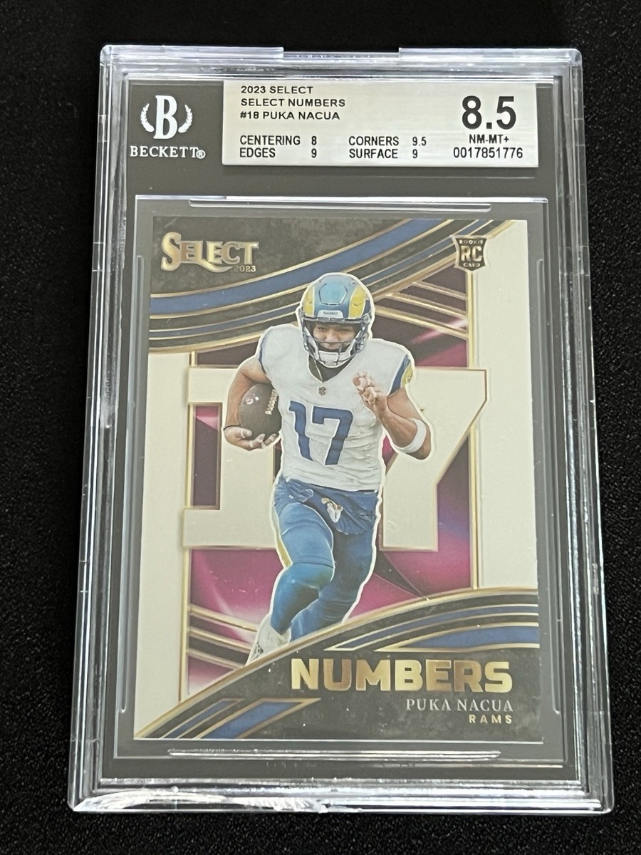 ⭐️nao⭐️ 2023 Panini Select - Select Numbers Puka Nacua #NMB-PNA (RC) for