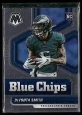 2021 Panini Mosaic #6 DeVonta Smith Blue Chips