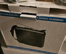 Standard SR-5200 registratore a cassette portatile con radio + un 2ter di ricambio...