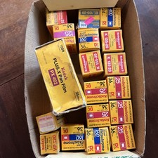 Large Lot Of Unused expired Vintage Film 35 Mm Kodachrome Ektachrome 18 Rolls