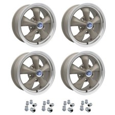Set Of 4 15 X 6 Porsche 5 Lug Empi Torque Star 2 Wheels Lugs Set Of 4 15 X 6 Porsche 5 Lug Empi Torque Star 2 Wheels Lugs