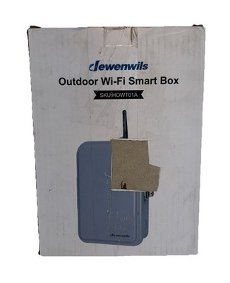 Dewenwils WiFi Outdoor Smart Outlet Switches Gray HOWT01A 40A 7 Day 120/277 VAC