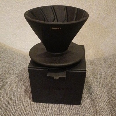 Taiwan Limited HARIO ALPHA DRIPPER Black Ceramic V60 Coffee Dripper New