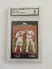 2007 Topps Classic Combo #329 Albert Pujols, Yadier Molina NM-MT 8 Global...